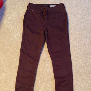Aeropostale HighWaisted Burgundy Jegging 0 Regular